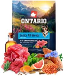 ONTARIO Senior All Breeds Monoprotein Tuna & Sweet Potatoes 2, 25 kg