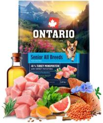 ONTARIO Senior All Breeds Monoprotein Turkey & Sweet Potatoes 2, 25 kg