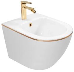 Rea Bideu suspendat Rea Carlo Mini Gold Edge alb - auriu (REA-C6990)