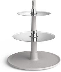 Zack Etajeră PATORE 33 cm, argintiu, oțel inoxidabil / beton, Zack (ZACK30632) Tava