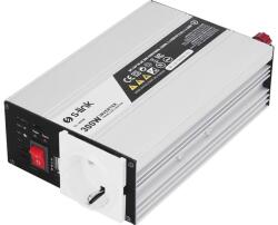 S-Link Inverter - SL-300W (1 Schuko, szivargyújtó, 300W, DC12V-AC230V fekete) (6746) - smart-otthon