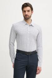 HUGO BOSS ing férfi, galléros, fehér, slim, 50539457 - fehér XXL