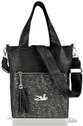 ZELLIA Női Válltáska/Kézitáska 17095 Fekete - D3 - (ZLK-17095-64153353)