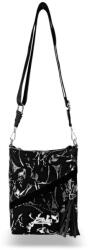 ZELLIA Női Oldaltáska 23012 Fekete - Leaf - (ZLK-23012-60223838)