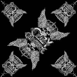 Ozzy Osbourne Batic Skull & Wings Black (B082)