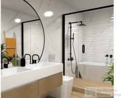 LOVE Ceramic Precious Calacatta Shape 35x100 fali csempe 107855 (107855)