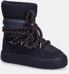 Tommy Hilfiger hócipő TOMMYTECH RWB SNOWBOOT WARM - sötétkék Női 39