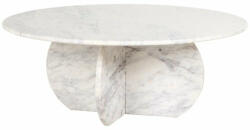 Richmond Holmes 90 Dohányzóasztal Márvány Fehér Kerek (KHM-825223)