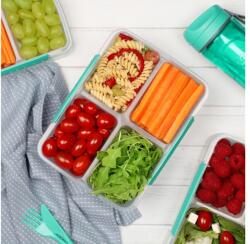 Sistema To Go Quad Split 1, 7 l-es uzsonnásdoboz, menta