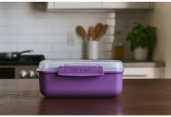 Sistema Mikrohullámú sütő Téglalap alakú Ételmelegítő Doboz 1, 25 l, lila