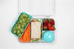 Sistema Divided To Go Bento Create uzsonnásdoboz joghurtos tálcával és tállal 1, 48 l, vegyes színek