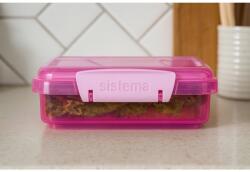 Sistema Lunch Sandwich pirítós doboz 450 ml, rózsaszín