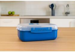 Sistema Mikrohullámú sütő Téglalap alakú Ételmelegítő Doboz 1, 25 l, kék