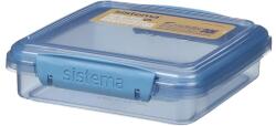 Sistema Ocean Bound Sandwich pirítóshoz való uzsonnásdoboz, 450 ml, kék