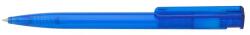 ICO Golyóstoll nyomógombos 0, 8mm, műanyag transparens kék test, Ico Star, írásszín kék (9010084027) - mystock