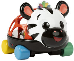 Oball Autó és csörgő 2in1 Curious Car zebra Zen 3hó+ - vitalcafe