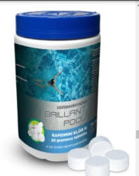  Rapidmini klór 20 grammos tabletta Brillant Pool 0, 8 kg (UVC3008A)