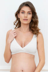 Italian Fashion Sutien alăptare Lux alb, L