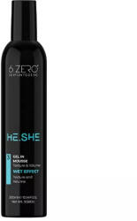 6. Zero He. She hajhab Gel in Mousse - zselé állagú 300ml - fodrasznagyker