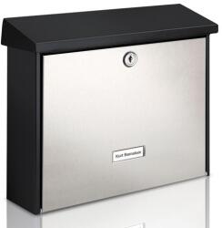 Burg Wächter London 6867 utcai postaláda (fekete-inox)