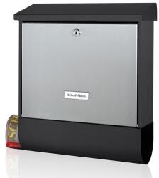 Burg Wächter London Set 68670 utcai postaláda (fekete-inox)