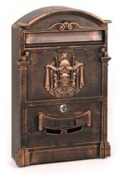  Arthur címeres postaláda XL (antik vörösréz)