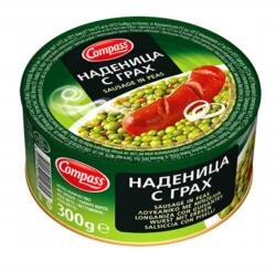 Compass Puszce Gotowe Danie Konserwa Puszce Obiadowa Kiełbasą i Fasolą 300g