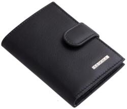 La Scala fekete patentos álló bőr kártyatartó gcb2038/t