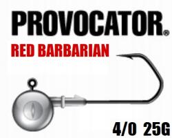 Provocator Red Barbarian horog 4/0 súly 25g op 3 db (4/0 25g)