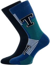 Tommy Hilfiger Men Patch zokni 39-42 pamut keverék 39 fekete|színes|zöld