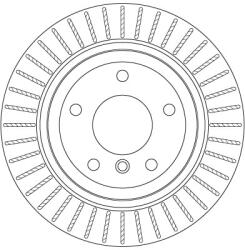 TRW DF6329 féktárcsa (1db)