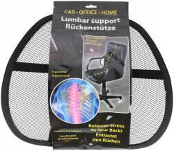  Ergonomikus háttámasz, fekete, 39, 5×36, 5 cm - kényelmes ülés (38807)