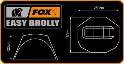 Fox Outdoor Products easy brolley 250x160x120cm gyorsan állítható sátor (CUM277) - nextfish