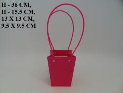 MartineX Kézitáska Ajándék Papírtáska Virág Dekoráció 36cm Fukszia (Torebka)