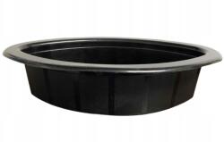 MartineX Virágtartó Csónak Közepes Grafit fedél Hosszú 25 nád kompozíció alap (ŁÓDKA ŚREDNIA)