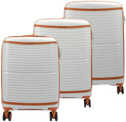 Pierre Cardin Bőrönd szett 3 részes Pierre Cardin Prémium 4 kerekes (en-1106-grey)