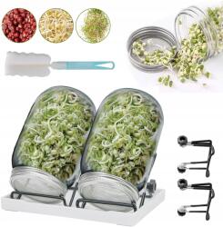 Csíráztató Befőttesüveg Csíramag Edény 1L 2db (8581682953164)