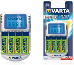 VARTA Power LCD Charger 4xAA 2500 & 12V & USB (4xAA 2500 &)