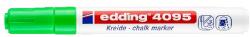 edding Folyékony kréta EDDING 4095 vágott 2-3 mm világoszöld (7580140008) - irodaszerwebaruhaz