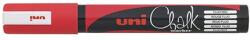 uni Folyékony kréta UNI PWE-5M piros (2UPWE5MP) - irodaszerwebaruhaz