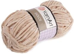 YARNART Dolce zsenília kötő- és horgoló fonal, 100g, 771, világosbézs