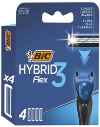 BIC Borotvafej BIC Hybrid Flex3 mozgófejes mozgópengés 4 darab/bliszter (921180) - irodaszerwebaruhaz