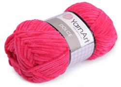 YARNART Dolce zsenília kötő- és horgoló fonal, 100g, 759, neonrózsaszín