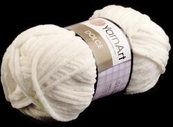 YARNART Dolce zsenília kötő- és horgoló fonal, 100g, 745, világos krém