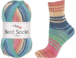 Vlna Hep Vlna Hep, Best Socks önmintázó zoknifonal, 100g, 290810, 7403