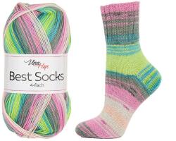 Vlna Hep Vlna Hep, Best Socks önmintázó zoknifonal, 100g, 290810, 7411