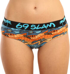 69SLAM Női bugyi 69SLAM bambusz óceán vonalak (GWBLIN-BB) XL