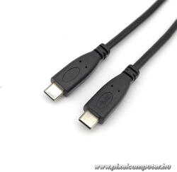 Equip Átalakító Kábel - 12888307 (USB-C2.0 to USB-C, apa/apa, fekete, 1m) (12888307) - pixelcomputer