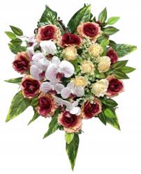 MartineX Szív Alakú Szív, Sírdekoráció, Szív Alakú Emlékmű (Stroik wiązanka sztuczna)