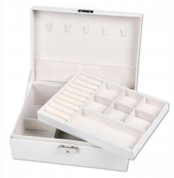  Ékszerdoboz XL Nagy Ékszertartó Szervező elegáns láda órák tárolására (Szkatułka XL Duży Organizer na Biżuterię)